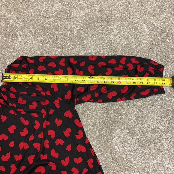 💛🆕Michael Kors black & red blouse - Picture 7 of 8